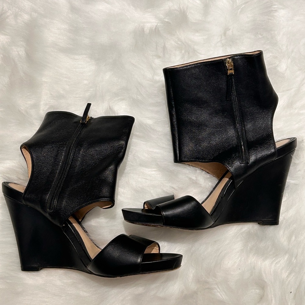 Fendi Cutout Wedged Heels